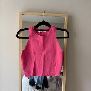 Zara Pink Crop Top